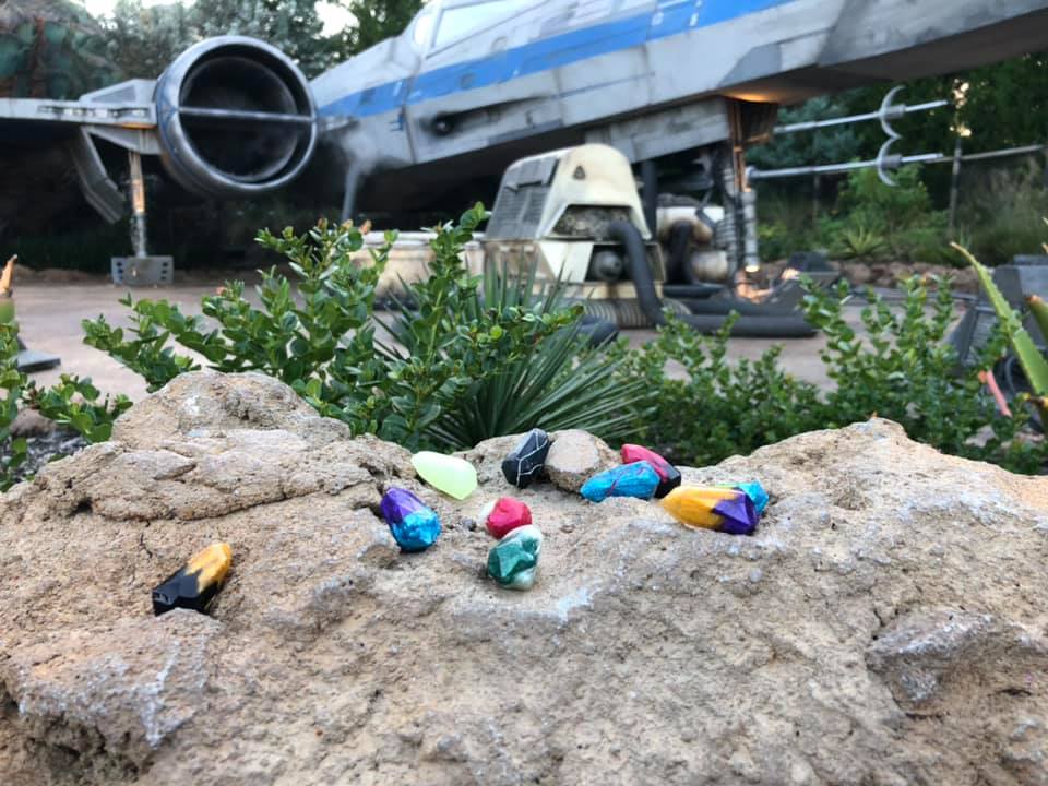 Crafted Core Crystals at Galaxies Edge