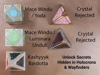 Mace Windu Hologhost- Kyber Crystal