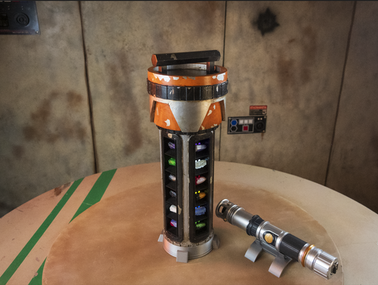 Savi's Workshop Kyber Crystal Canister 3D Printed Kit