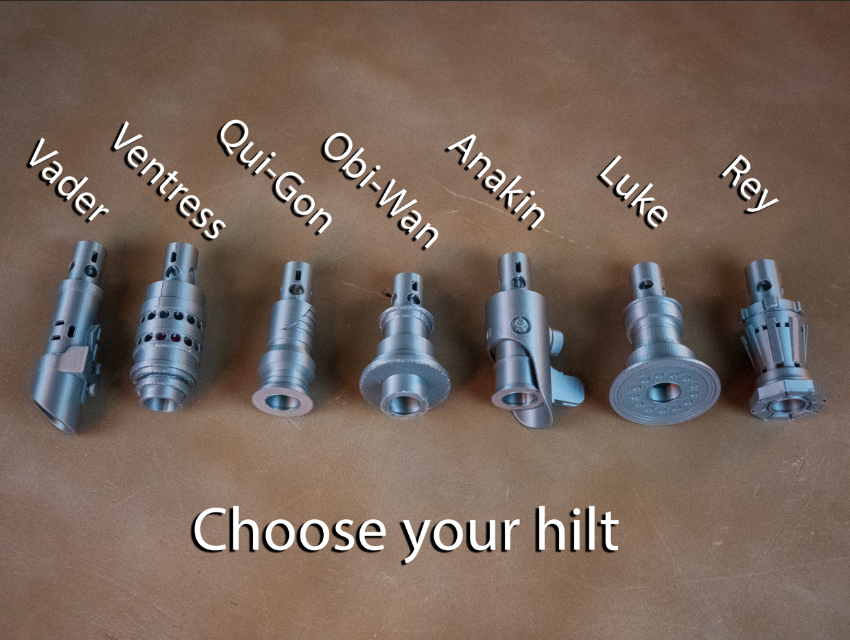 Lightsaber Hilt Kyber Crystal Necklace