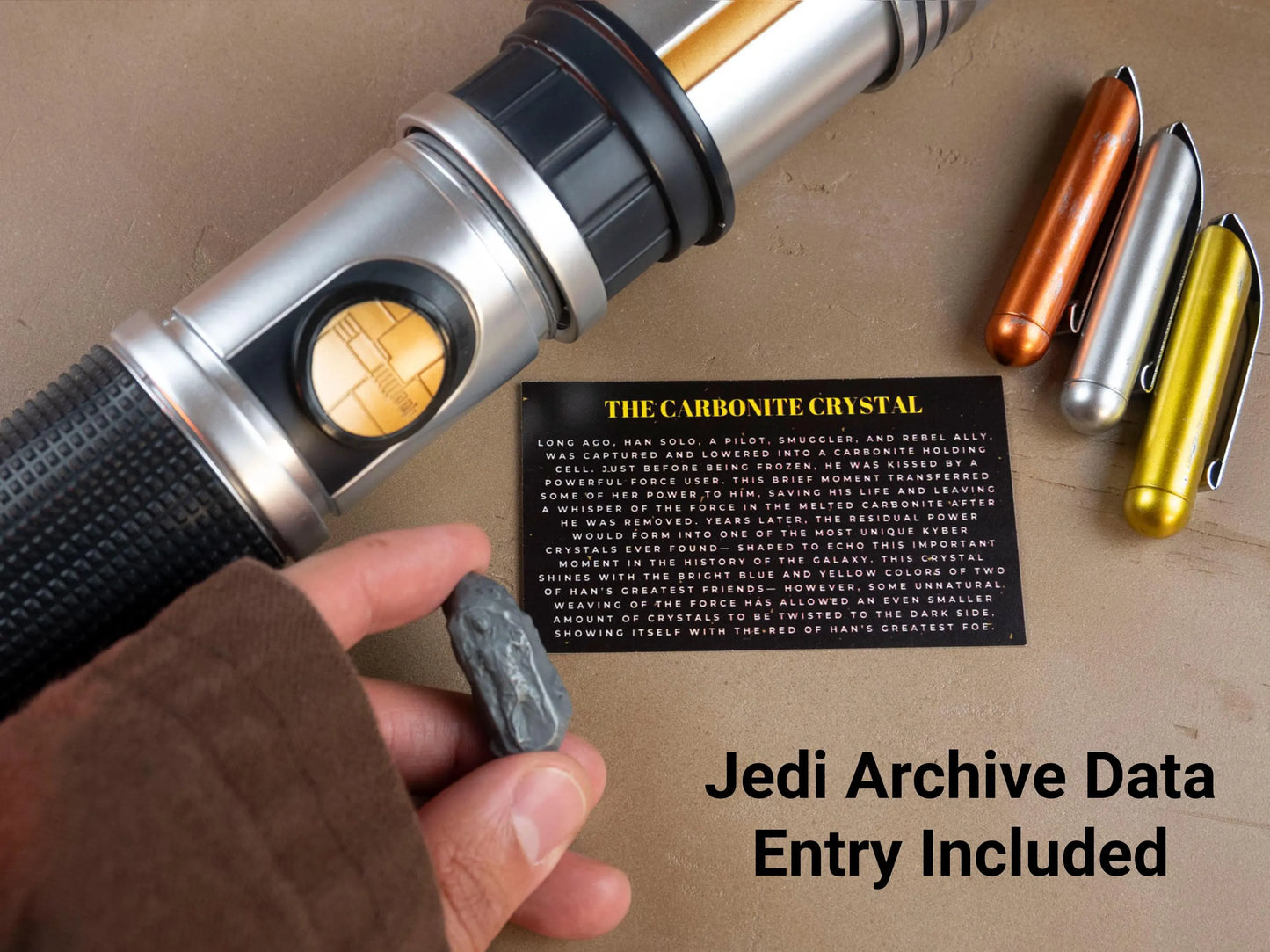 Solo in Carbonite Crystal