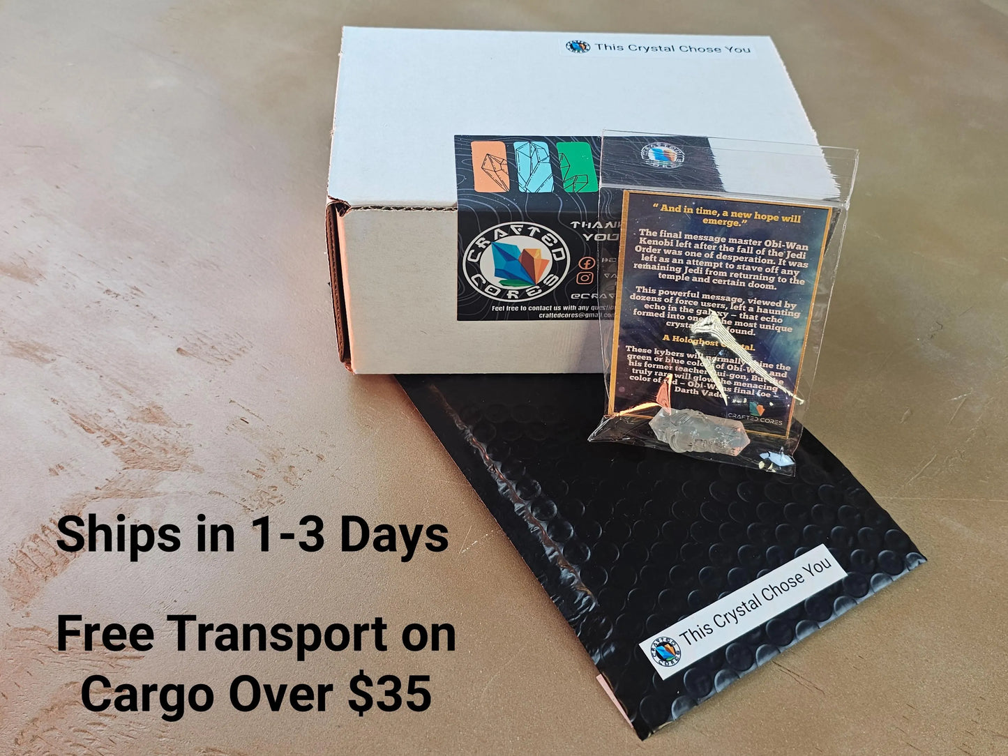 Obi Wan Hologhost Crystal