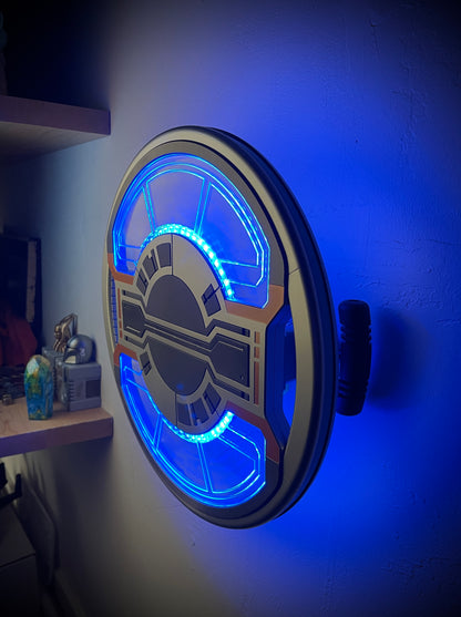 Halcyon Starcruiser Shield Wall Mount - 3D printed