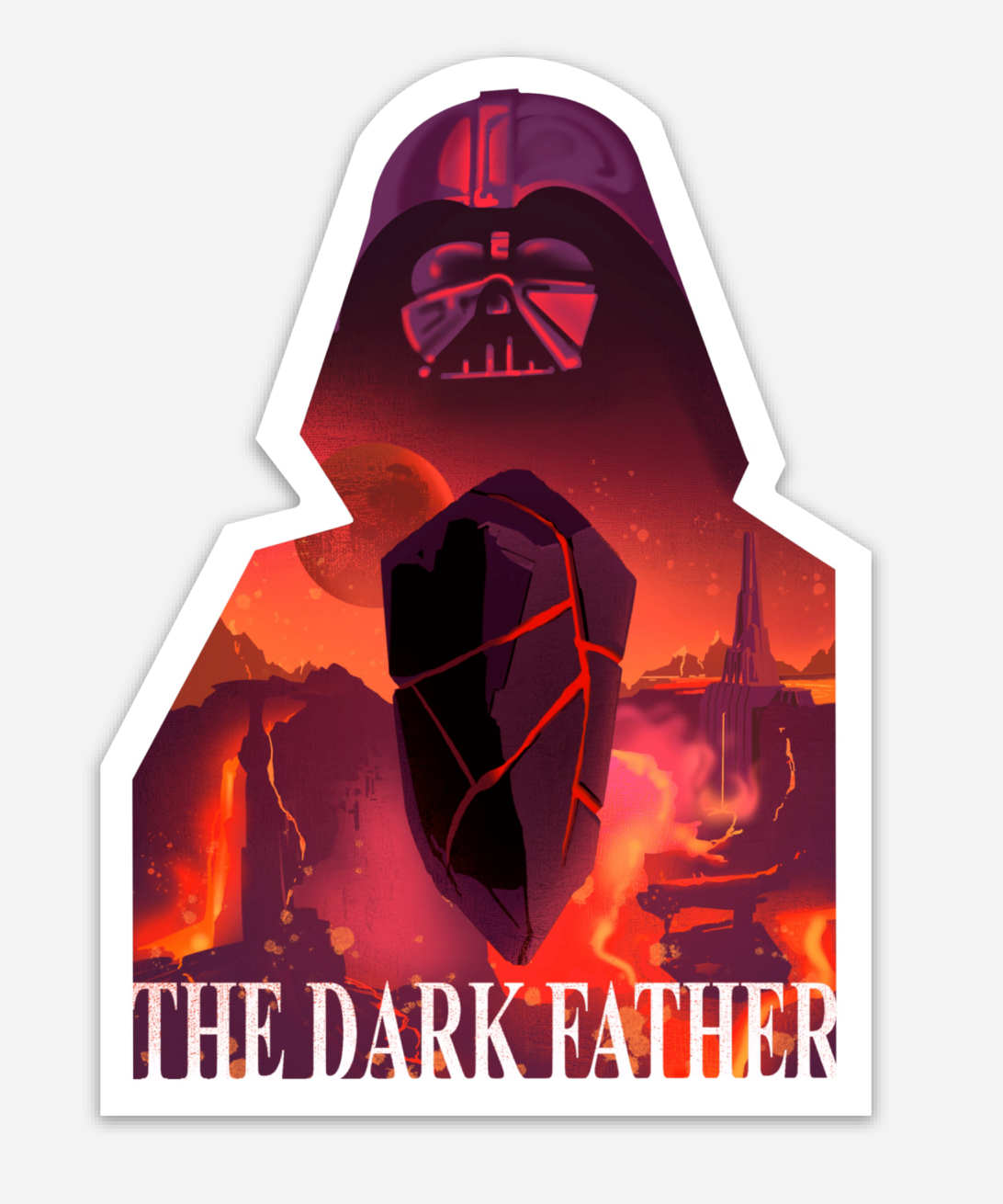 Dark Father Die Cut Sticker